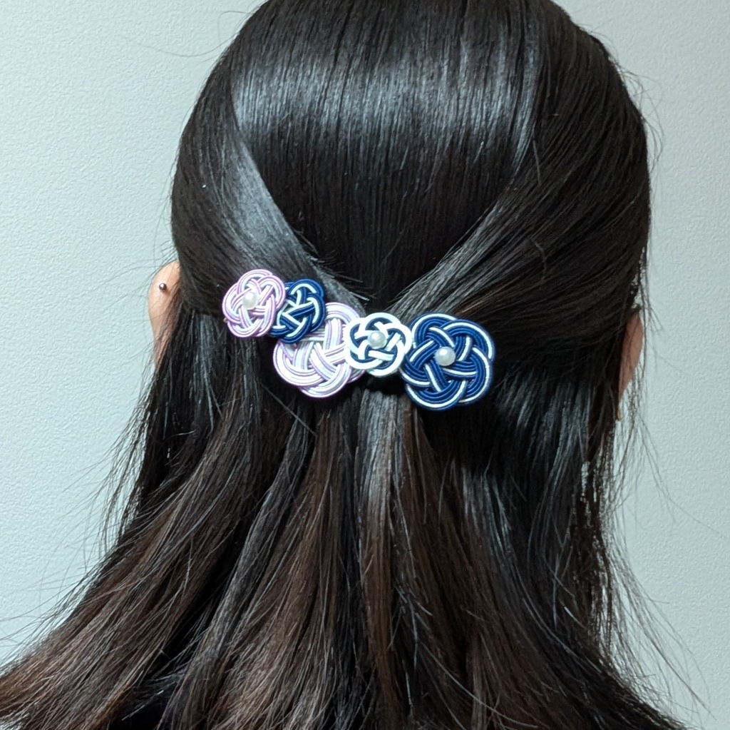 水引ヘアクリップ-大
