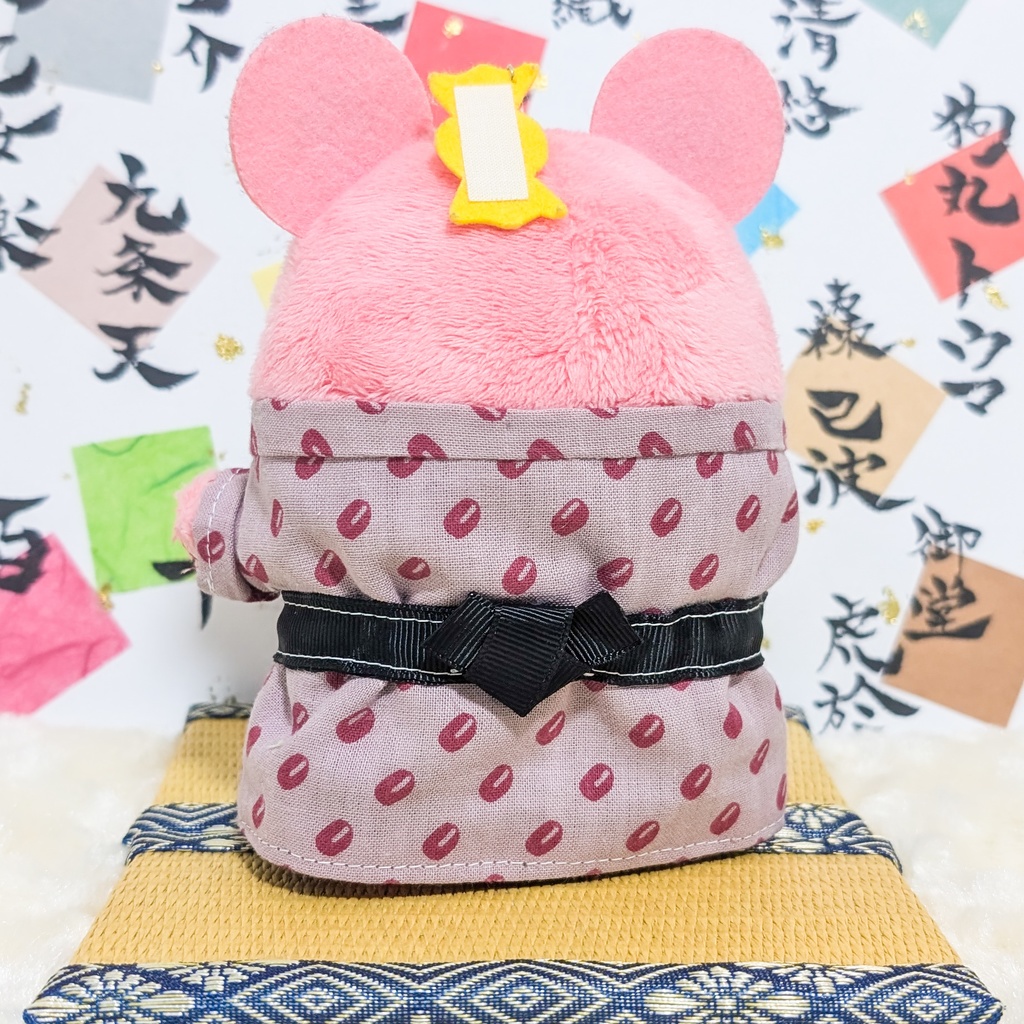 モンちゃん用浴衣セット(ぬい服)