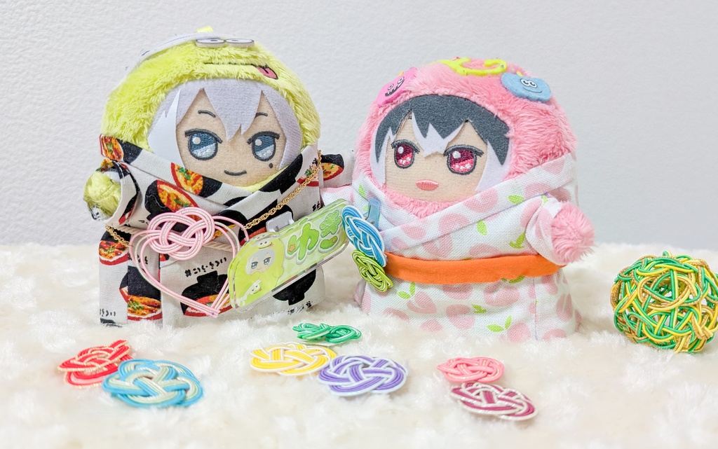 モンちゃん用浴衣セット(ぬい服)