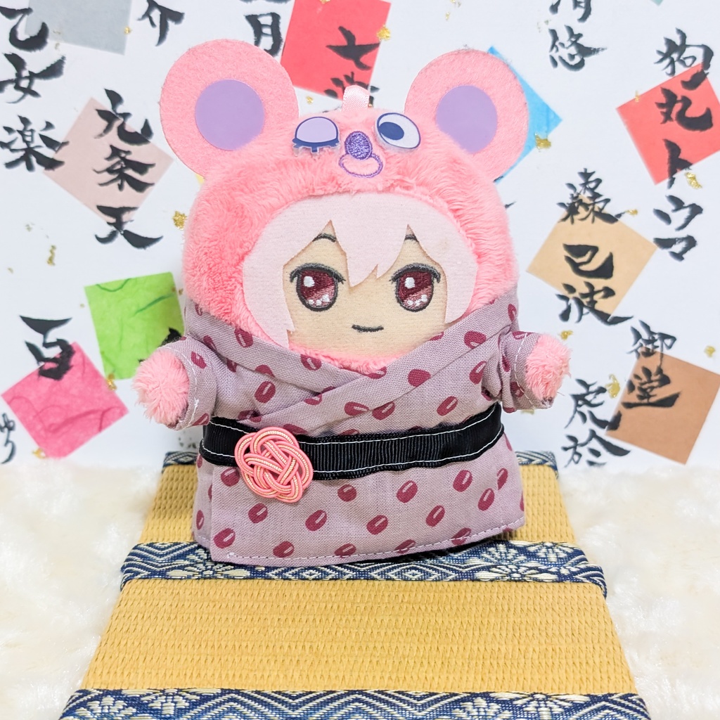 モンちゃん用浴衣セット（ぬい服）
