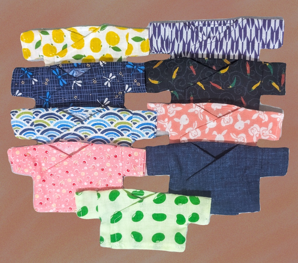 にじぬい浴衣セット