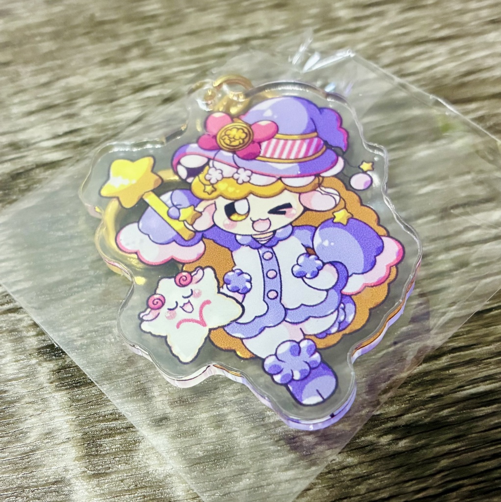 アクリルキーホルダー　アリエス&ペコラ