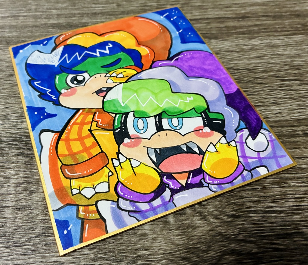 イギー中心色紙 6種