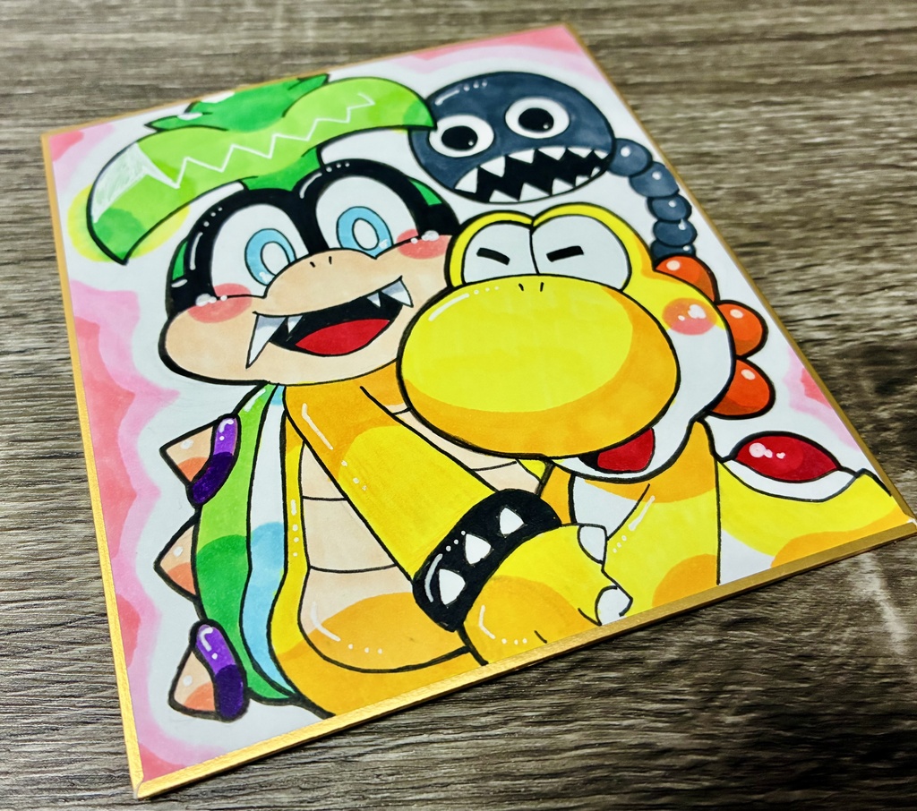 イギー中心色紙 6種