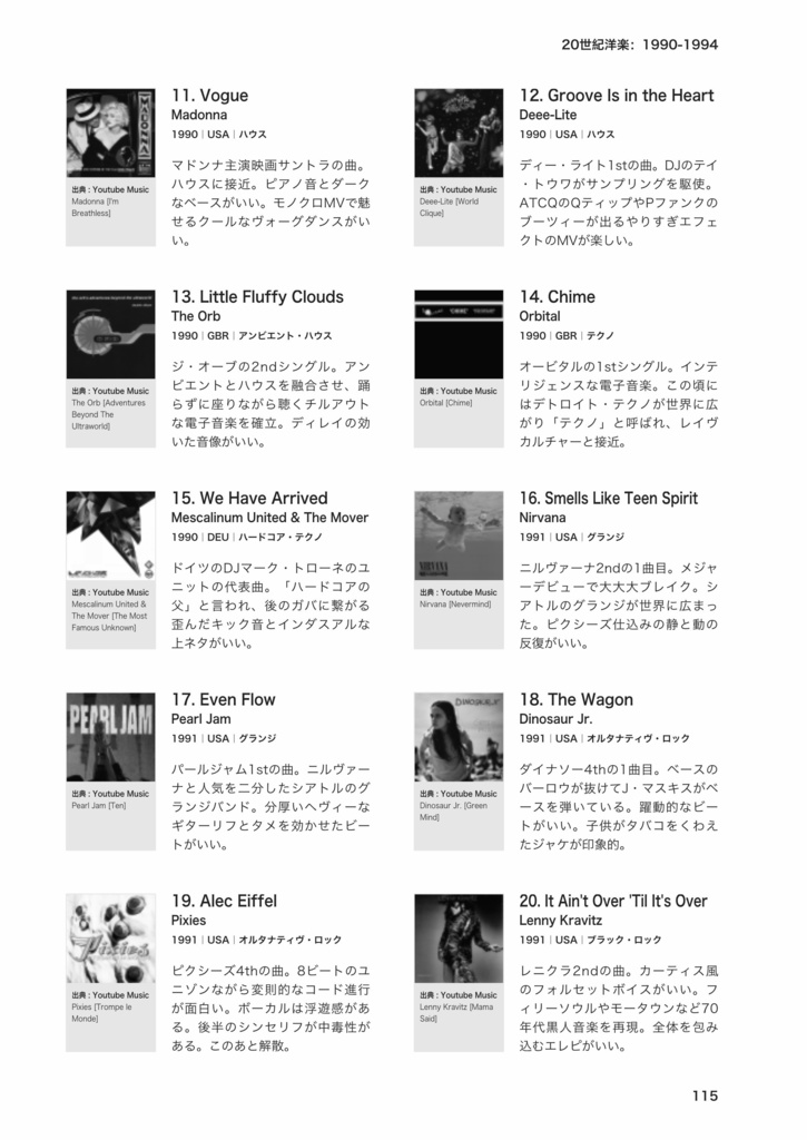 20世紀洋楽本/イイダリョウ 著