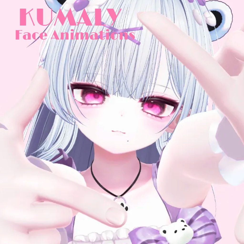 [クマリ/KUMALY] face animations/ face blendshapes + face gestures