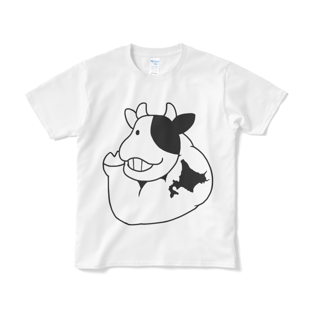肩にちっさい北海道載ってんのかいTシャツ
