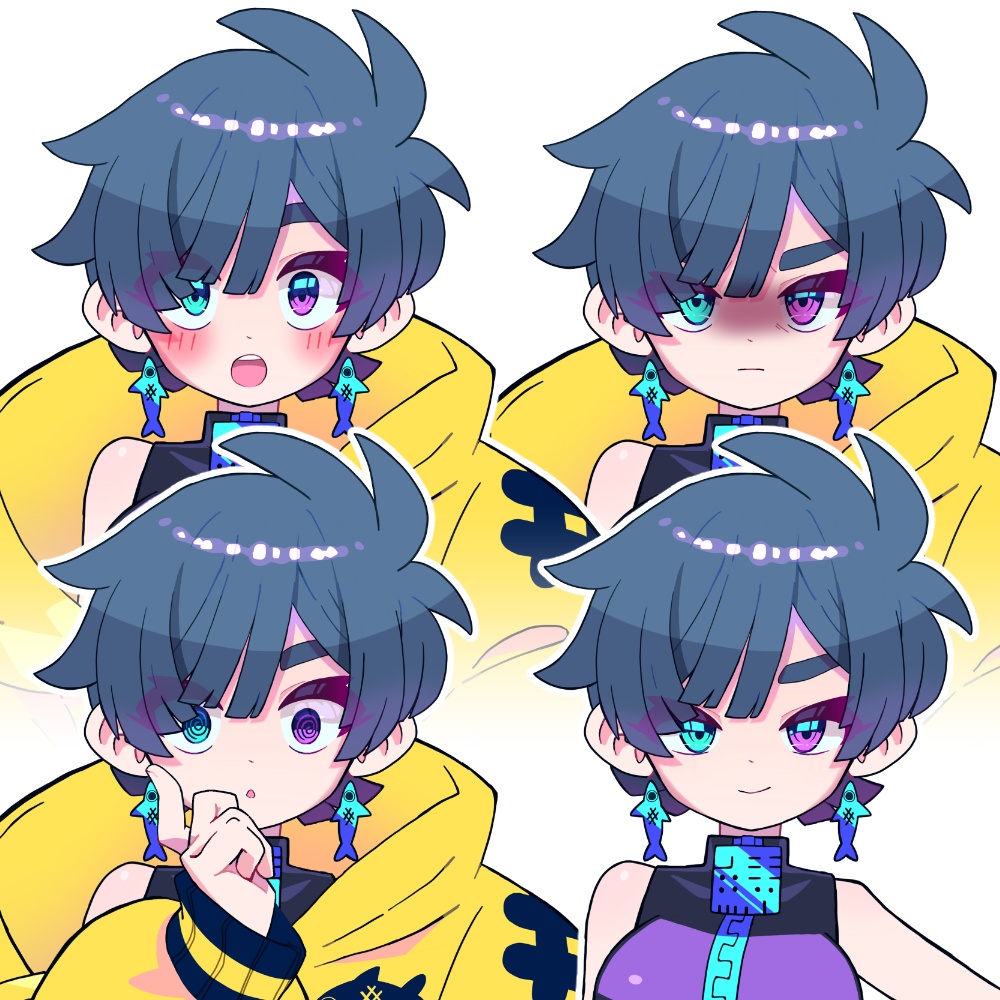 鯖モチーフの女の子【VTubeStudio】