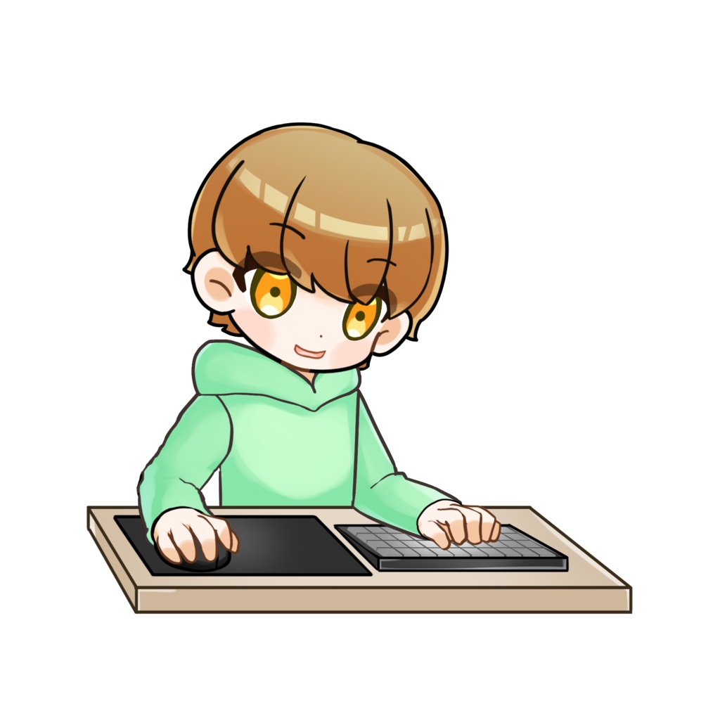 ゲーム用ミニキャラモデル