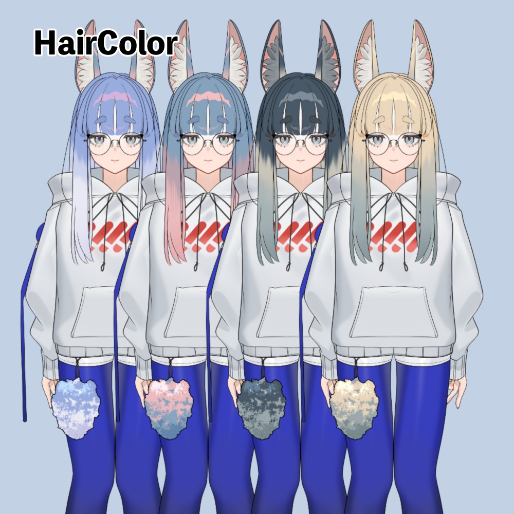 【カスタム可】フェネックモチーフLive2Dモデル【VTubeStudio】