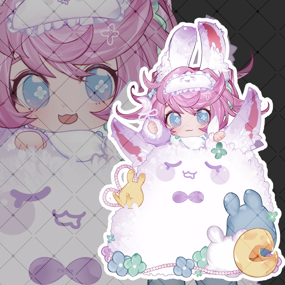 【完売済】【ChatterModel】【限定1点】ふわふわうさぎちゃん
