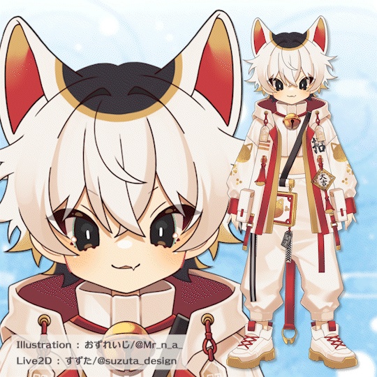 【汎用】まねきねこモチーフモデル
