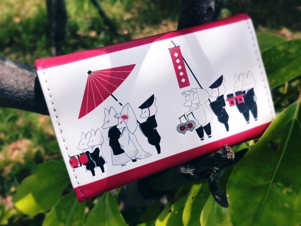 狐の嫁入り キーケース