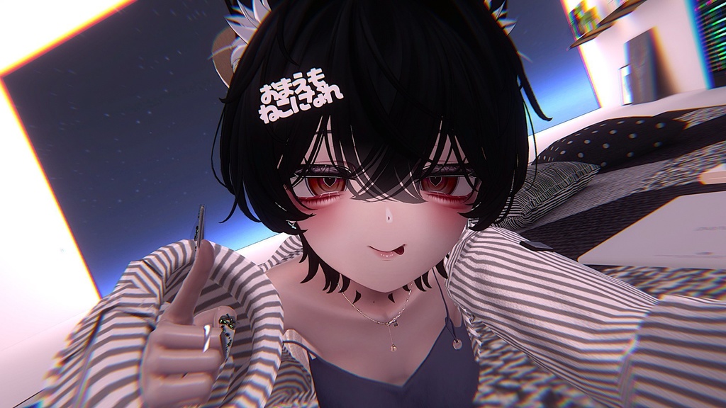 【VRchat】いぬねこヘアピン