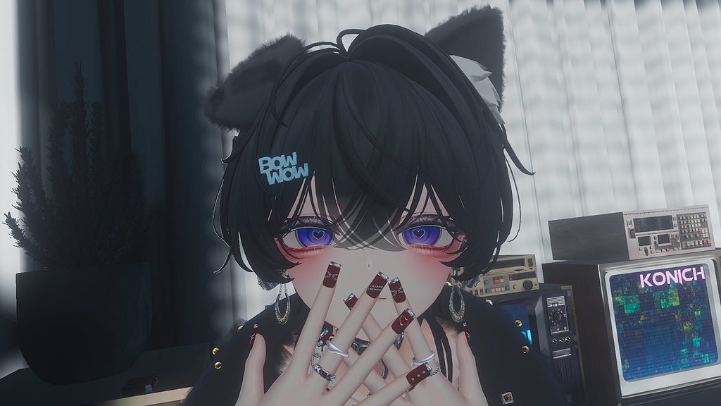 【VRchat】いぬねこヘアピン