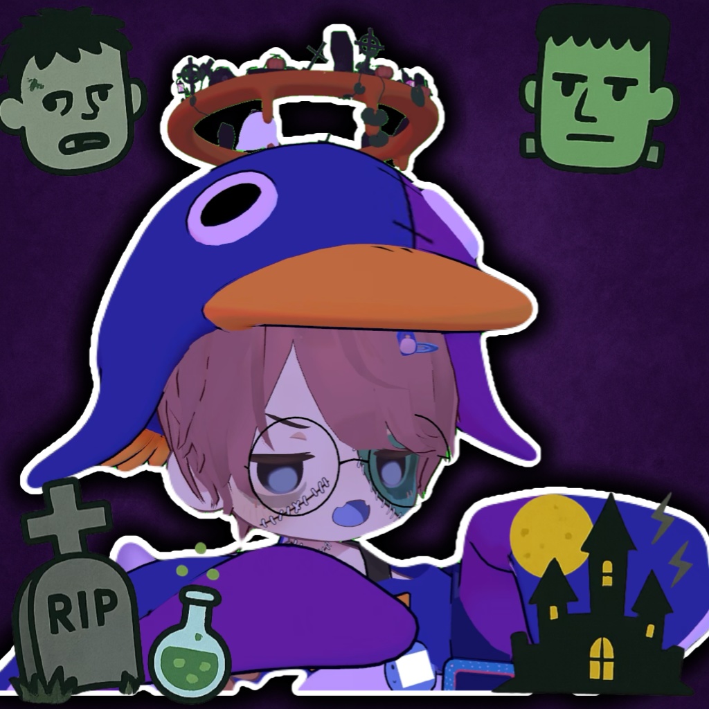 【VRChat】おばけねんのハロウィンヘイロー【ハロウィンセール!】