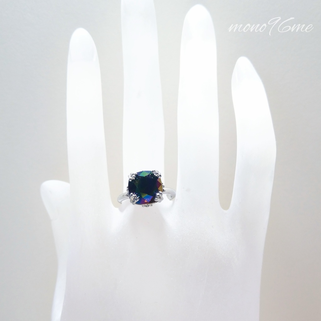 クリスタルレインボーダーク★リング★指輪