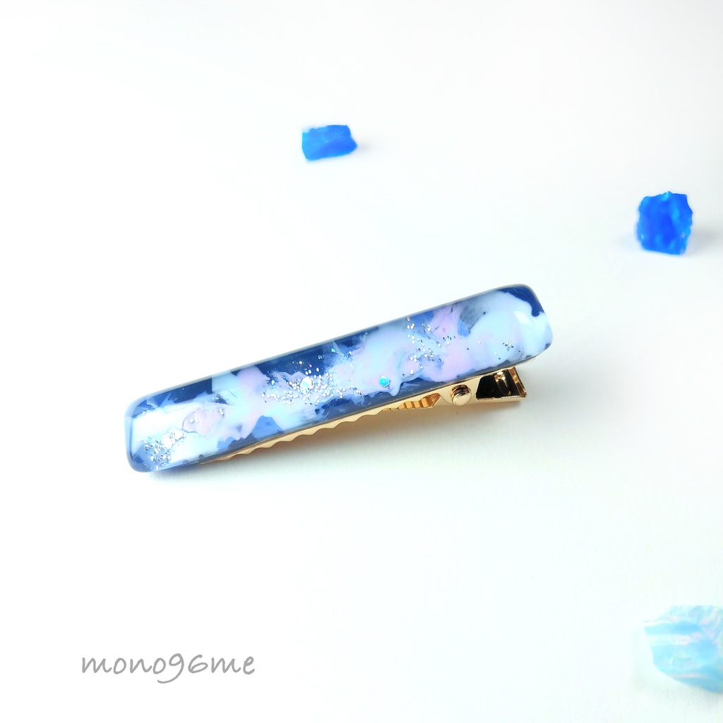 カラフルクリップ【紺×紫】