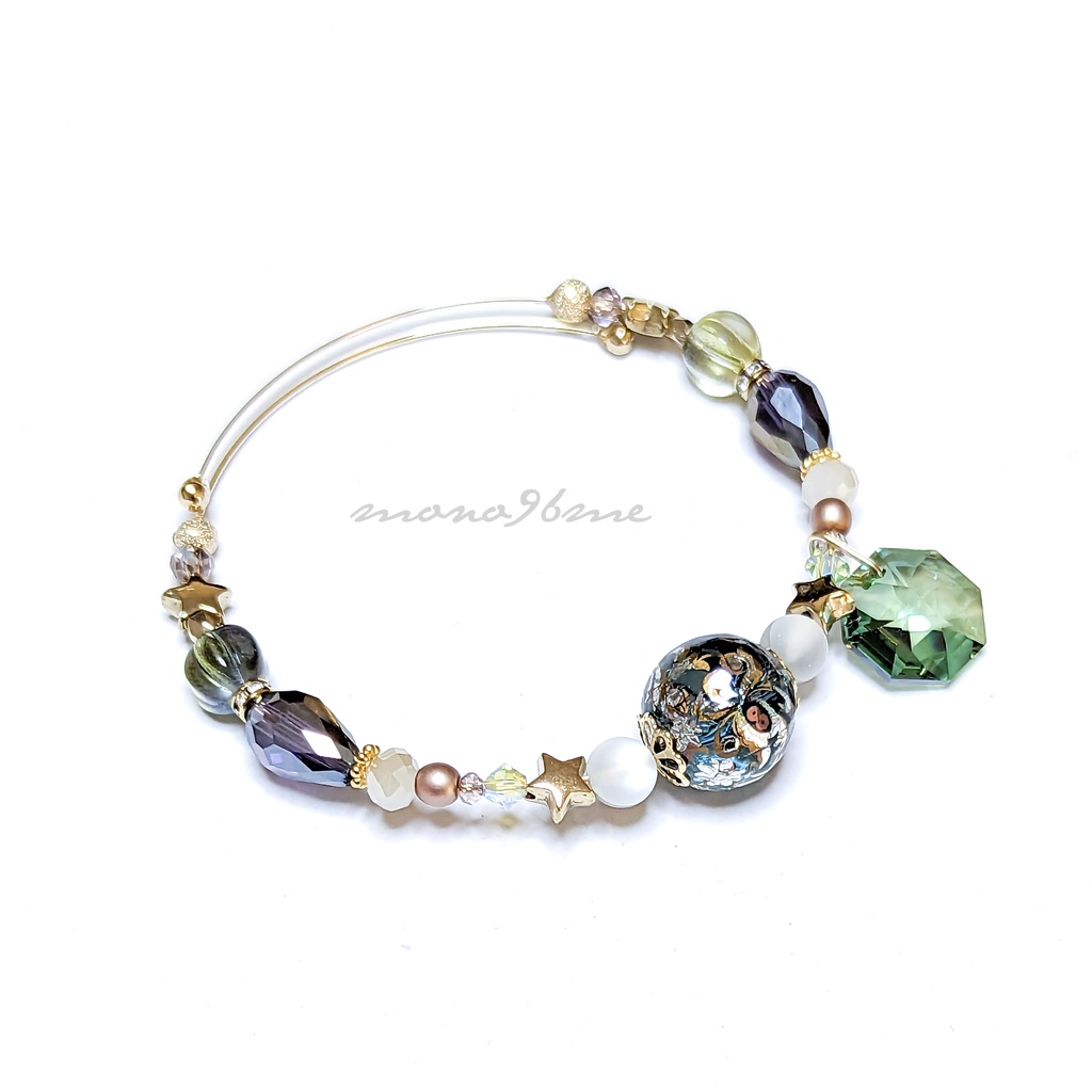 裏葉色(うらばいろ)のブレスレット