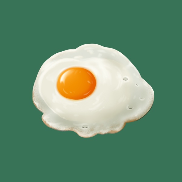 【無料】目玉焼き　フリーアイコン　フリー素材