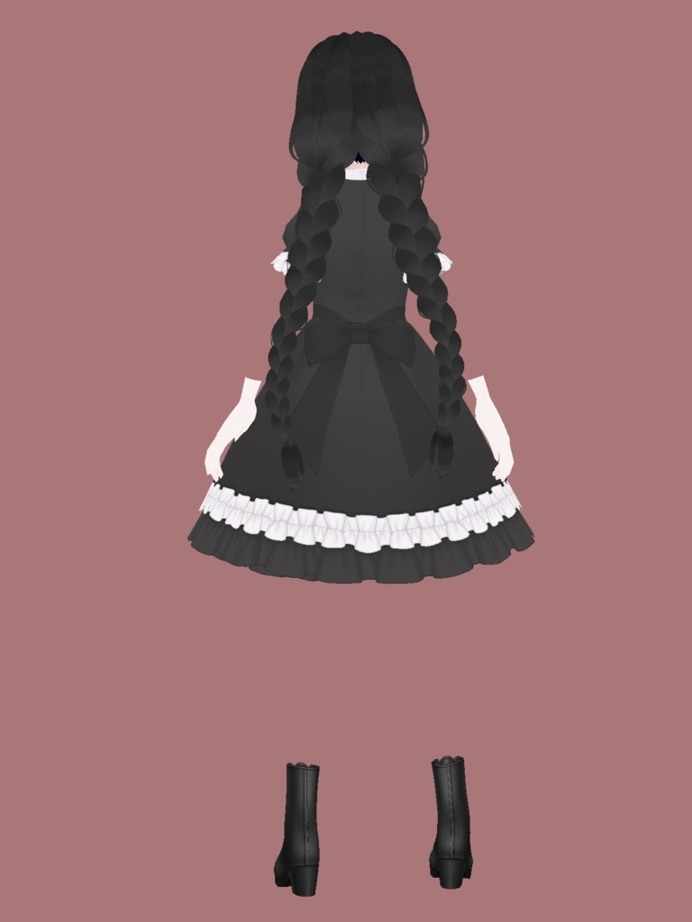 【無料版あり】腕脚が透明の娘【VRoidモデル】