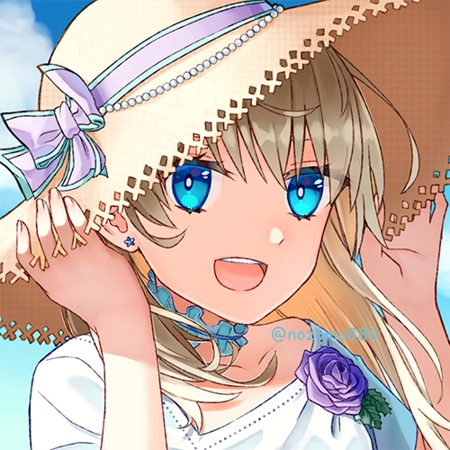 麦わら帽子の女の子 Poponshop Booth