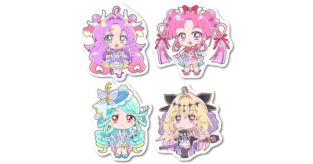 名探偵プリキュア　耐水ステッカーBセット