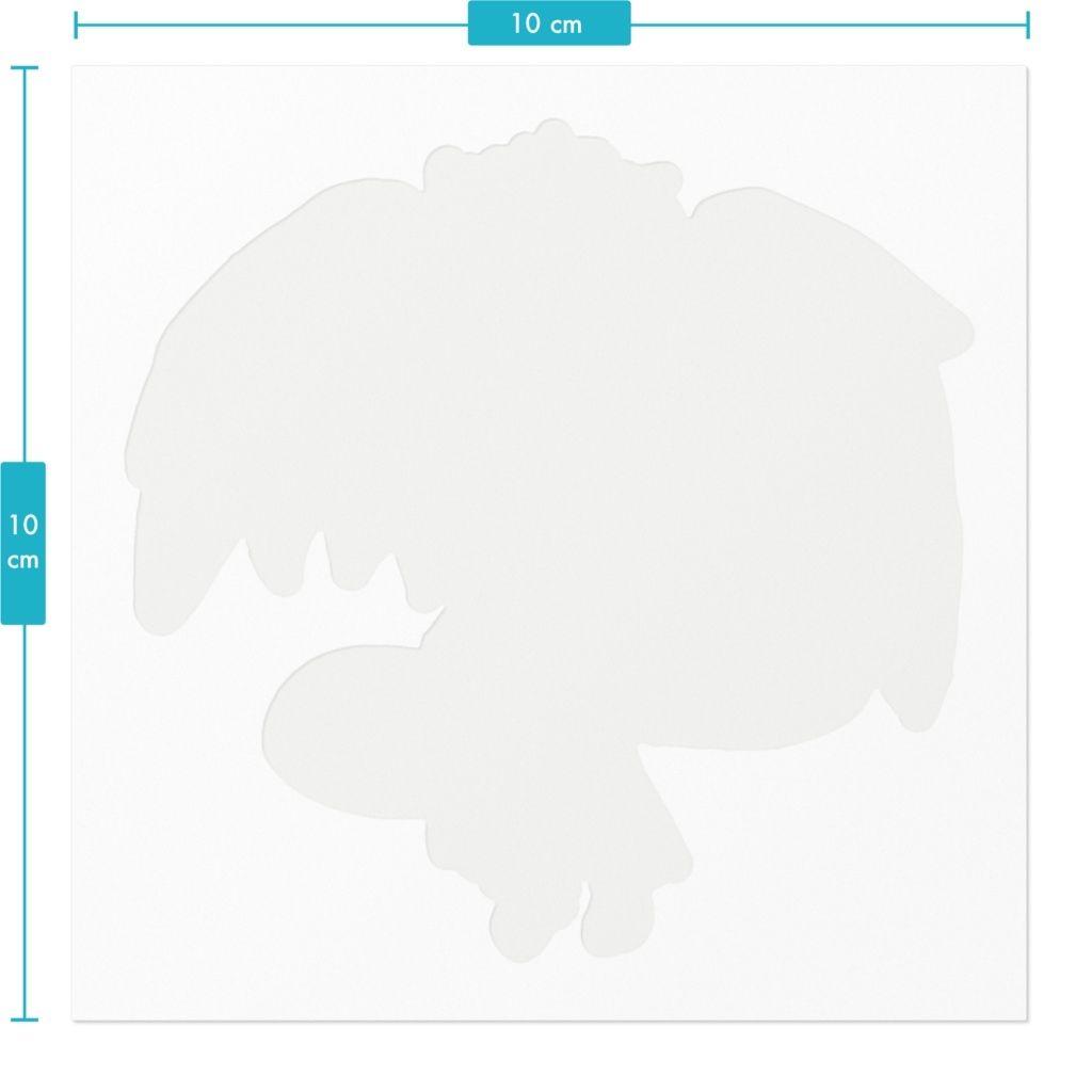 ミニキャラシルク ステッカー