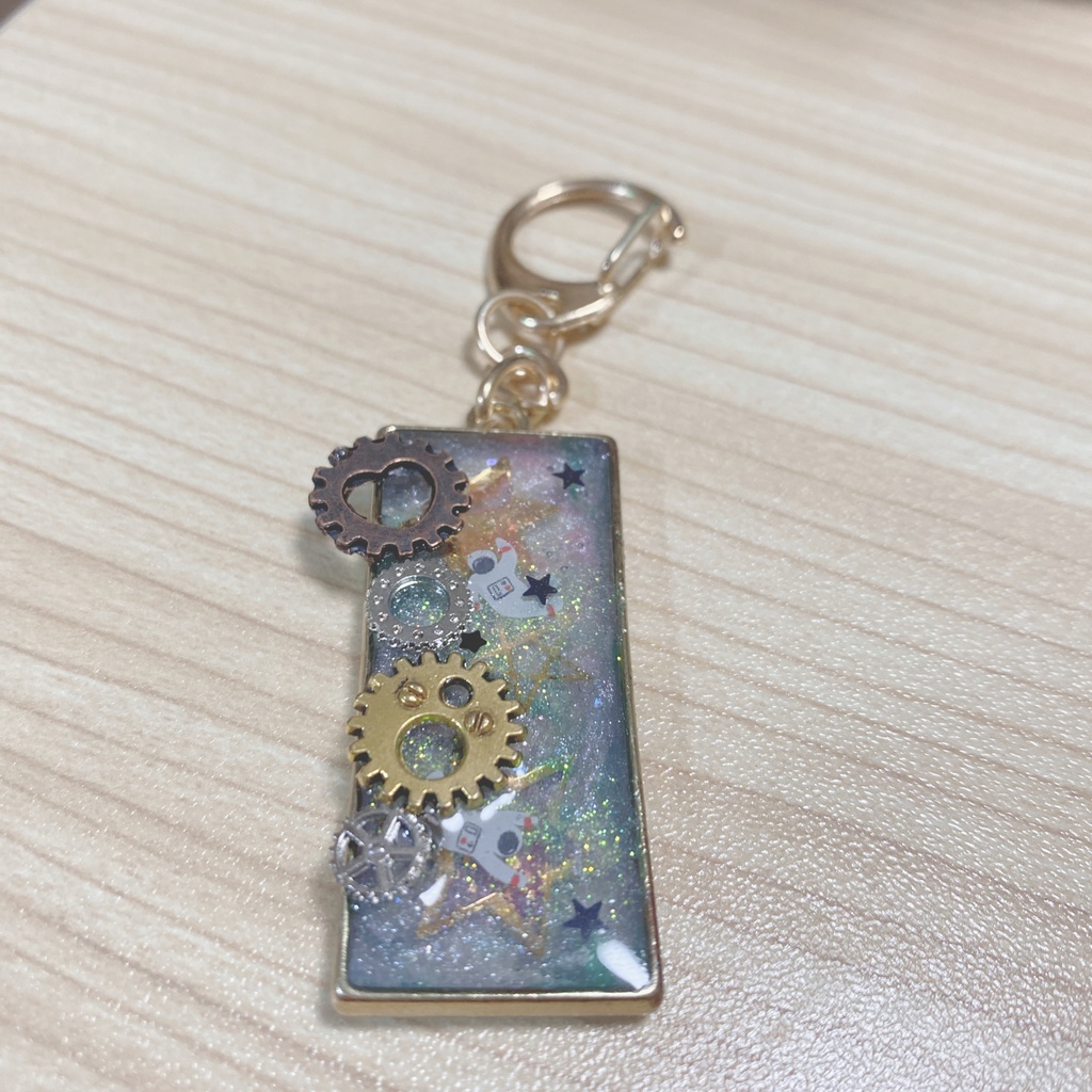 宇宙キーホルダー