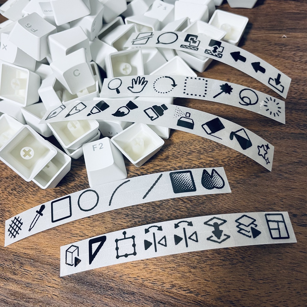 【白】クリスタ向け アイコンシール