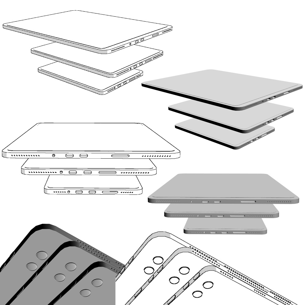 3Dタブレット 3サイズ