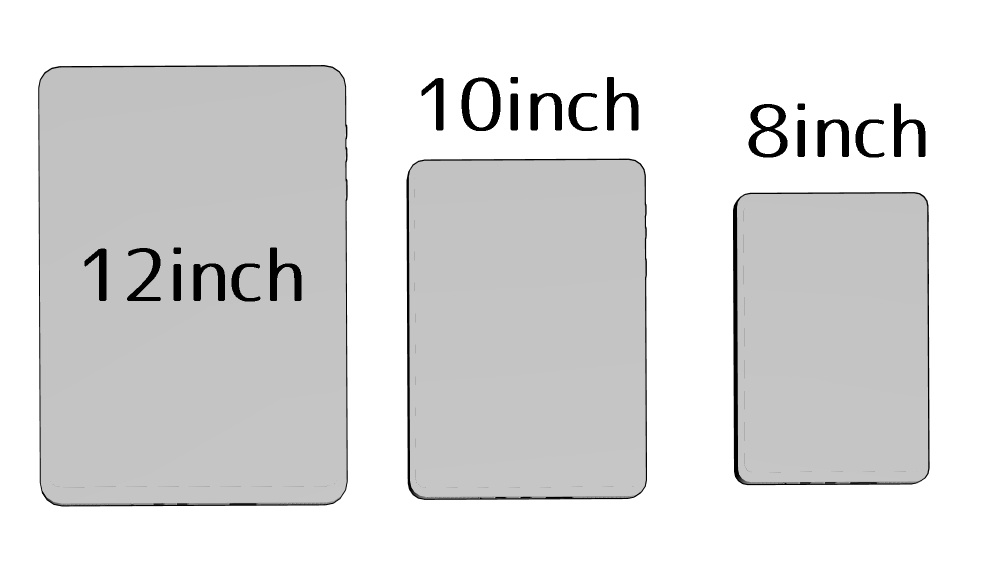3Dタブレット 3サイズ