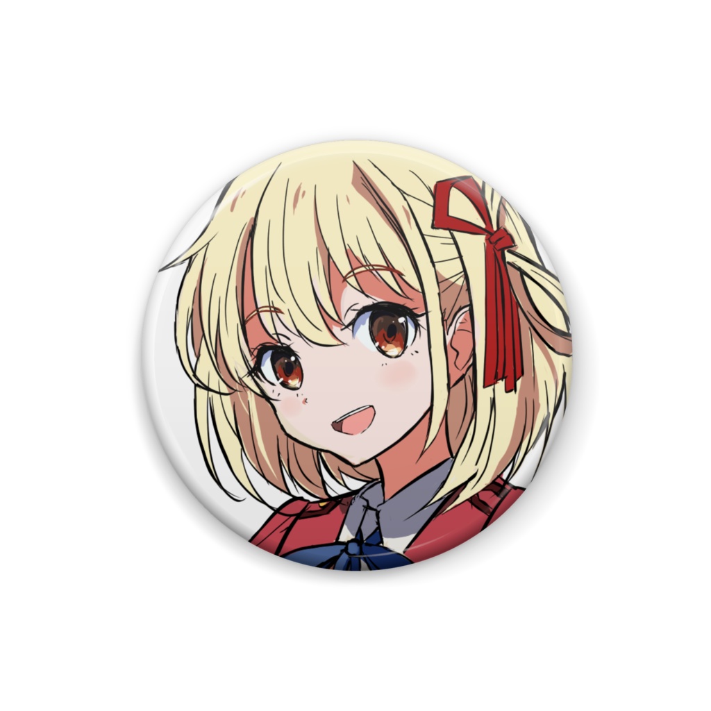 錦木千束缶バッジ