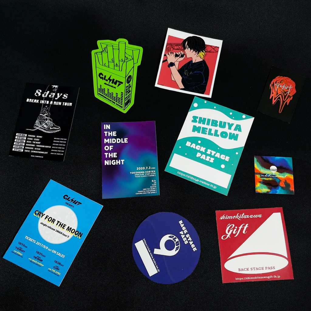 Sticker Set｜Backstage Pass - 閃光Records - BOOTH