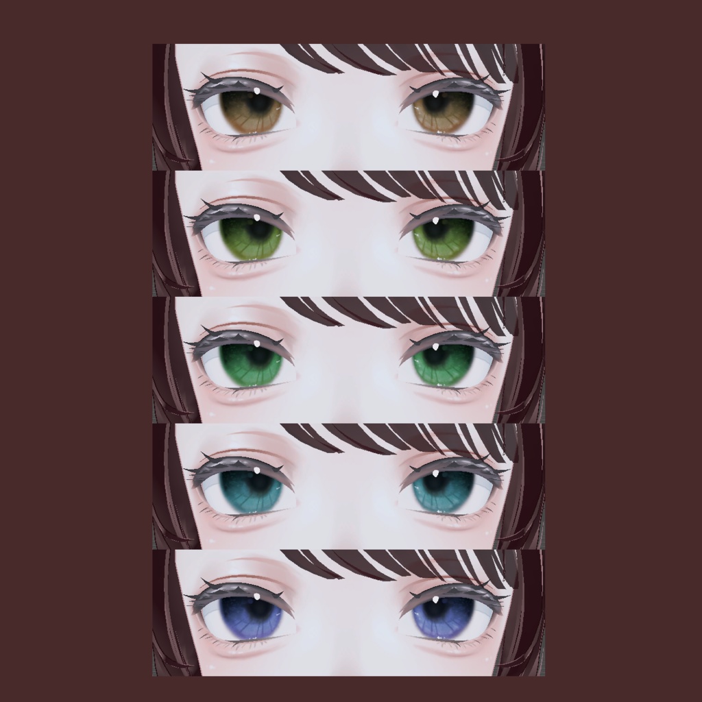 【森羅専用】リアル寄りナチュラルmakeup & eye texture