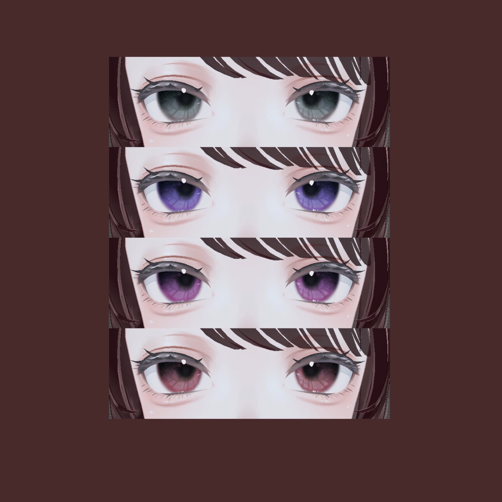 【森羅専用】リアル寄りナチュラルmakeup & eye texture