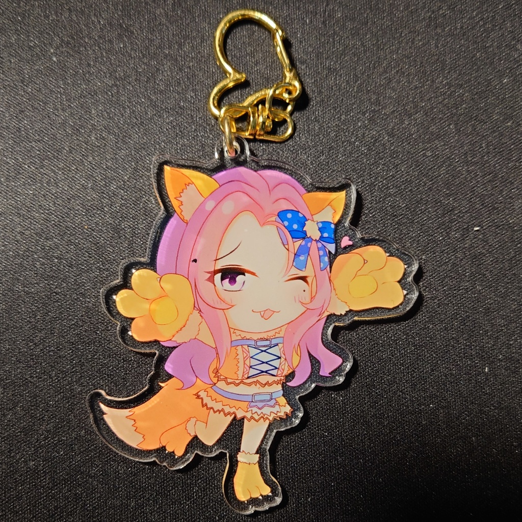 れんげ×おおかみ　アクリルキーホルダー