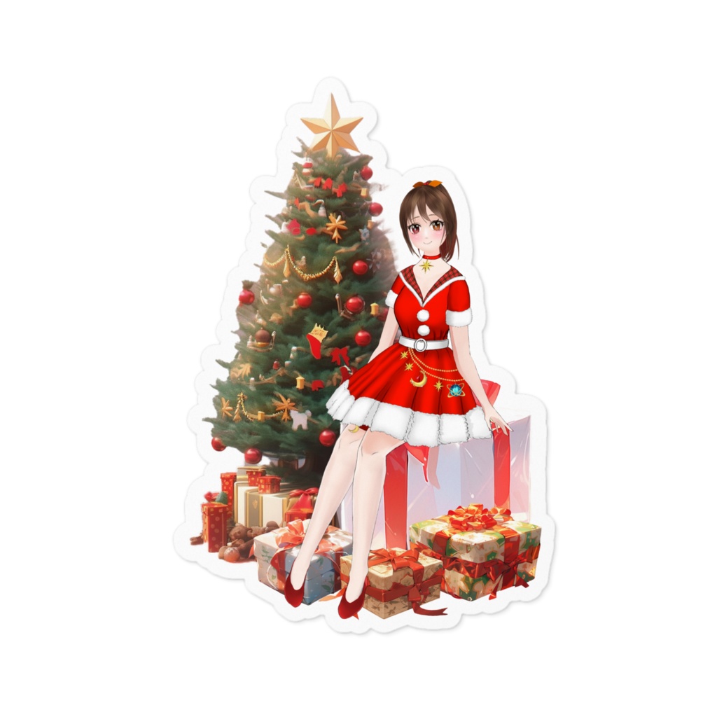 宮秋まどか　クリスマス2024　耐水ステッカー