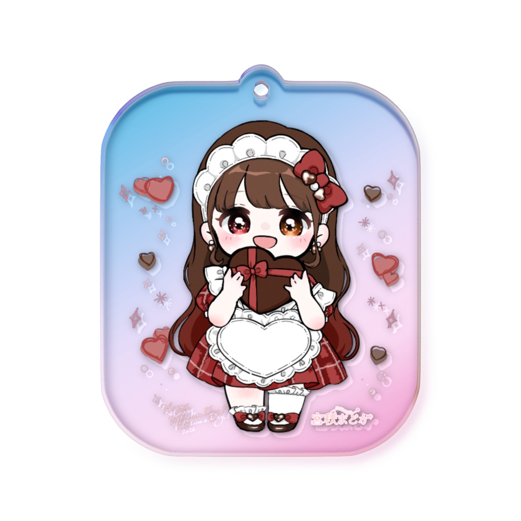 バレンタイン2026 オーロラアクリルキーホルダー(50mm)