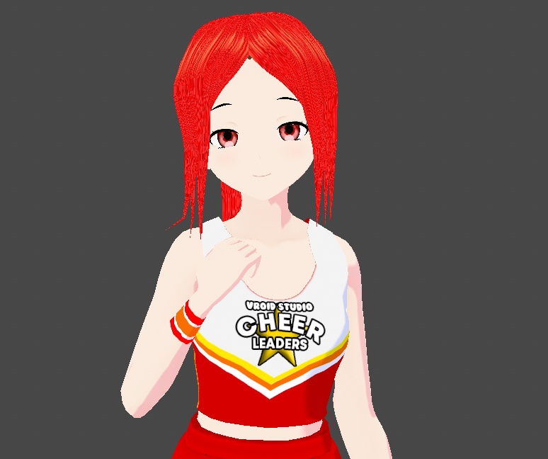 Vroid studio cheerleader outfit