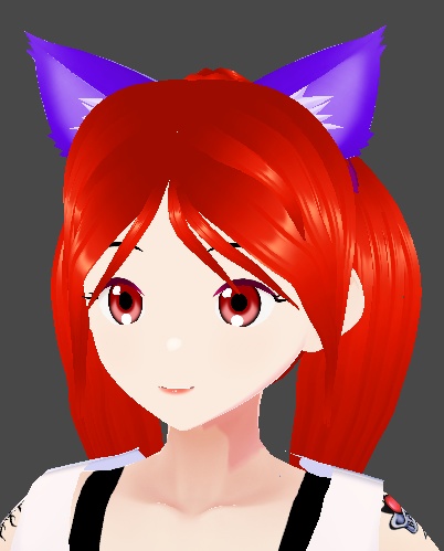 Vroid cute pigtail preset 