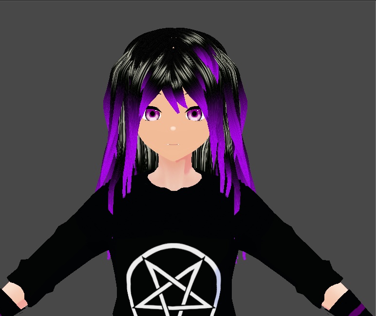 Vroid studio emo outfit dl