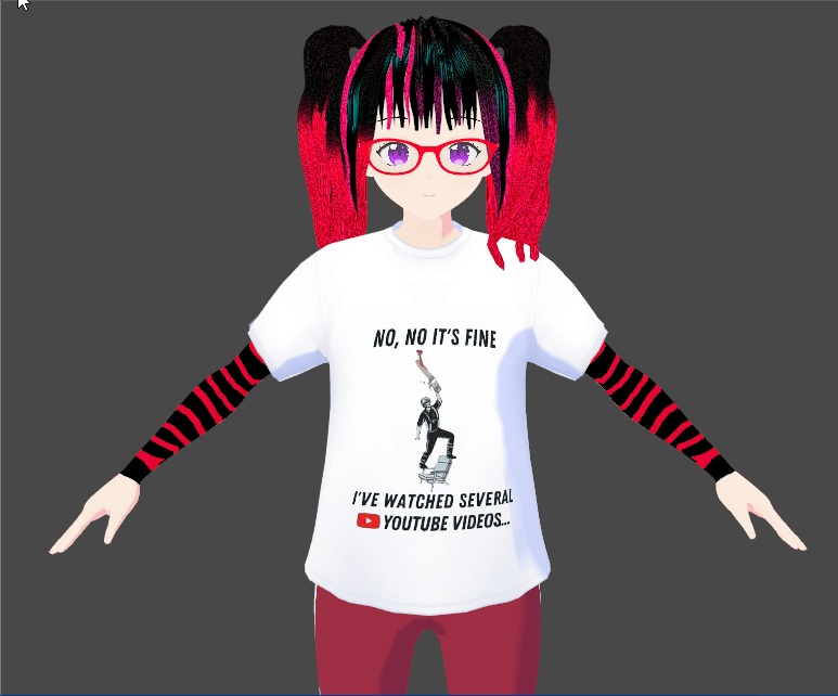 Vroidstudio YouTube shirt dl