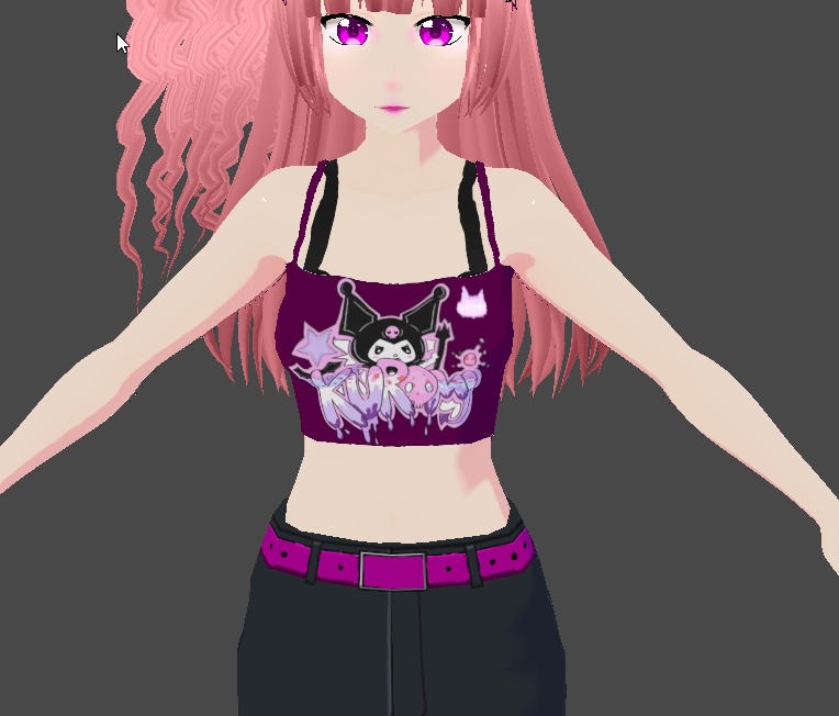 vroid studio kuromu shirts preset dl