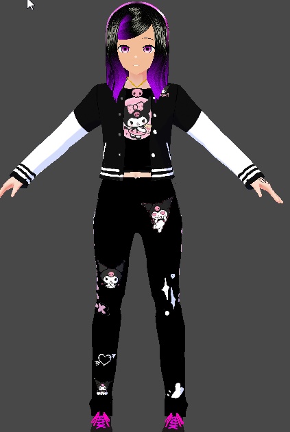 vroid studio kuromu shirts preset dl