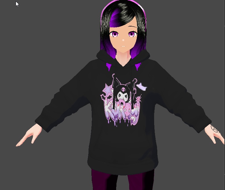 vroid studio kuromu shirts preset dl