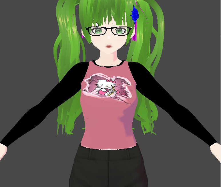 vroid studio hello kitty outfits