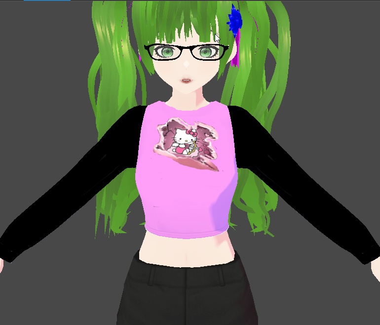 vroid studio hello kitty outfits