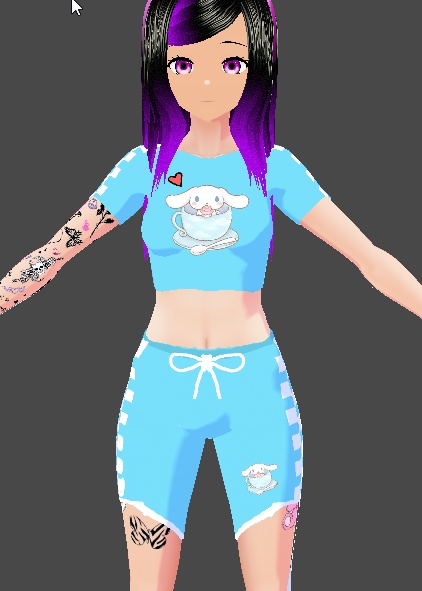 vroid studio hello kitty outfits