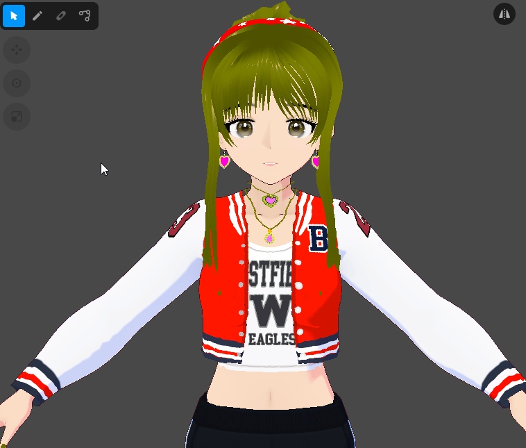 vroid studio flatbun preset dl